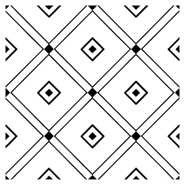 Geometrisch vector naadloos patroon op witte achtergrond