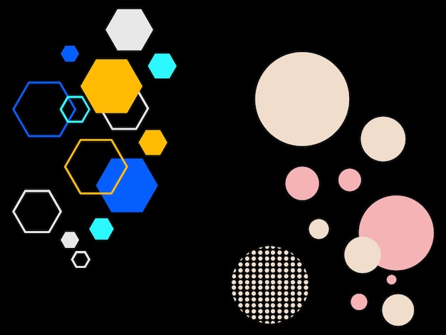 Geometrisch vormenontwerp als achtergrond