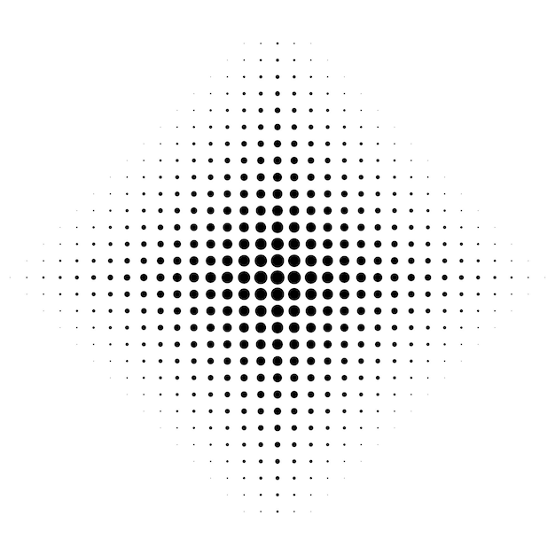 geometrische abstracte achtergrond halftone overgang met cirkels vector