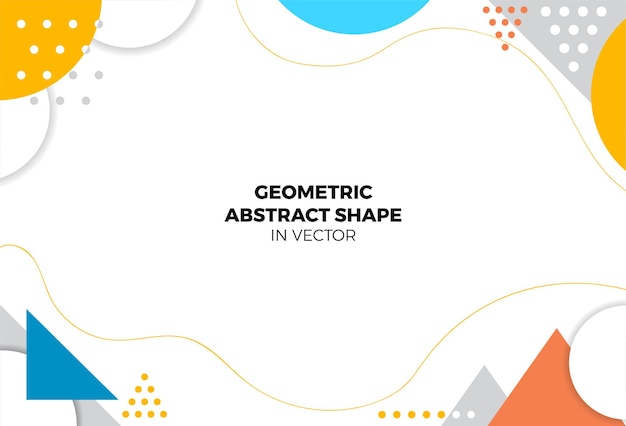 Geometrische abstracte vorm in vector