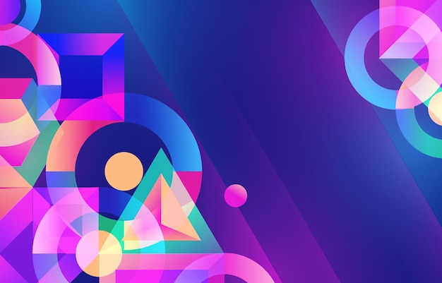 Geometrische abstracte vormen Decoratie achtergrond