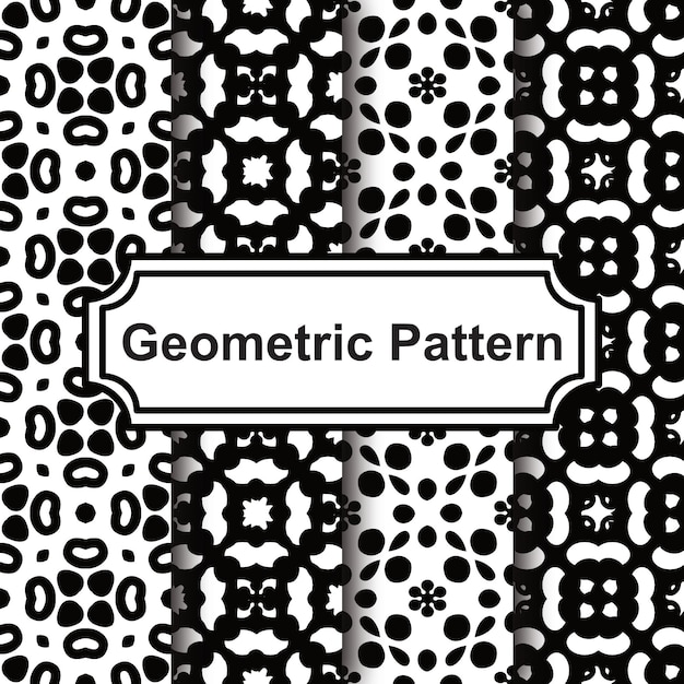 Geometrische achtergrond met naadloos patroon