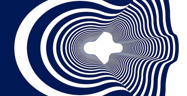 Geometrische achtergronden met minimale parallelle 3D-lijnen abstracte vectorillustratie, dimensionale cool ontwerpelement, funky stijllay-out voor advertenties, posters, banners en covers.