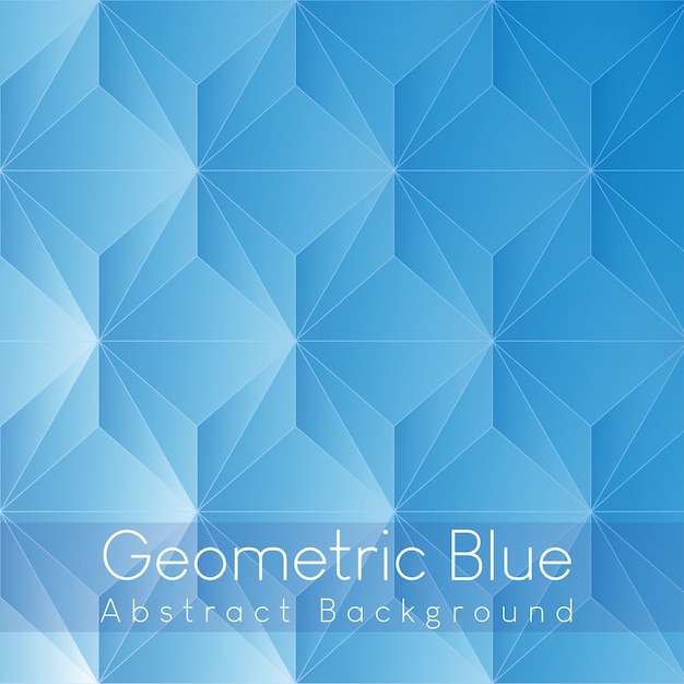 Vector geometrische blauwe abstracte achtergrond