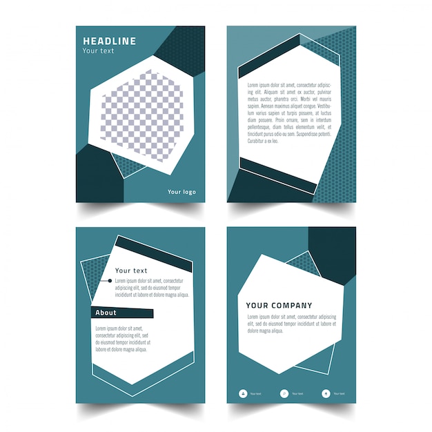 Vector geometrische brochure