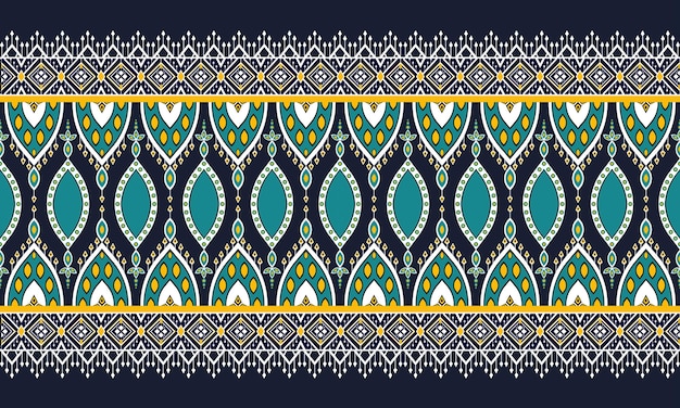 Geometrische etnische pattern.carpet,wallpaper,clothing,wrapping,batik,fabric,vector illustratie borduurstijl.