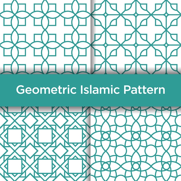 Geometrische islamitische naadloze patroon