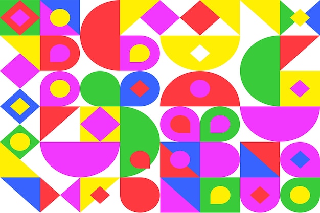 Geometrische kleurrijke achtergrond ontwerp vectorillustratie