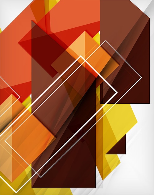 Geometrische kleurrijke vormen abstracte achtergrond