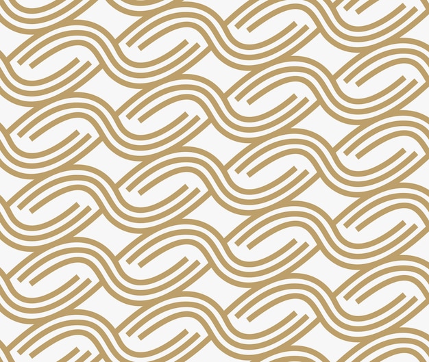 Vector geometrische lijn ornament naadloze patroon moderne minimalistische stijl patroon achtergrond