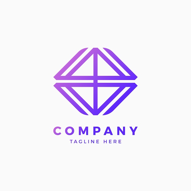 Geometrische Logo ontwerpsjabloon