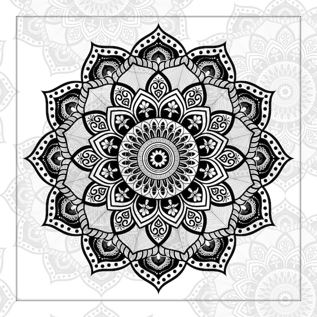 Geometrische luxe mandala