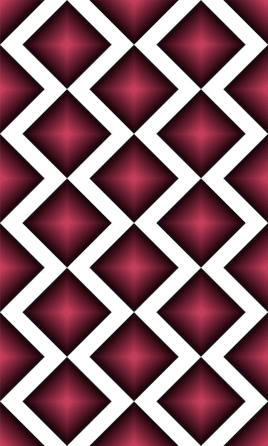 Geometrische naadloze patroon ruit Trendy kleur Viva Magenta Vector sjabloon voor de dekking van verhalen