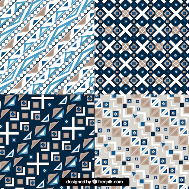 Geometrische patronen batik