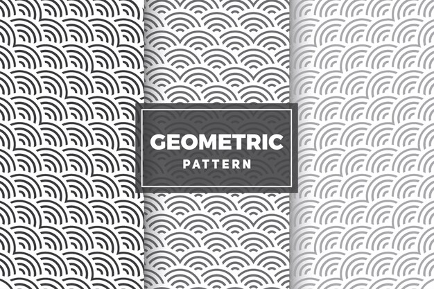 Geometrische patroon ingesteld. eenvoudige, minimalistische ontwerpen.