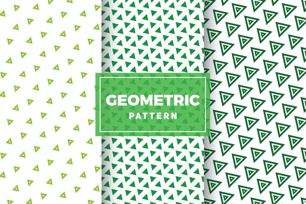 Geometrische patroon ingesteld. Eenvoudige, minimalistische ontwerpen