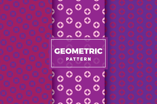 Geometrische patroon ingesteld. Eenvoudige, minimalistische ontwerpen