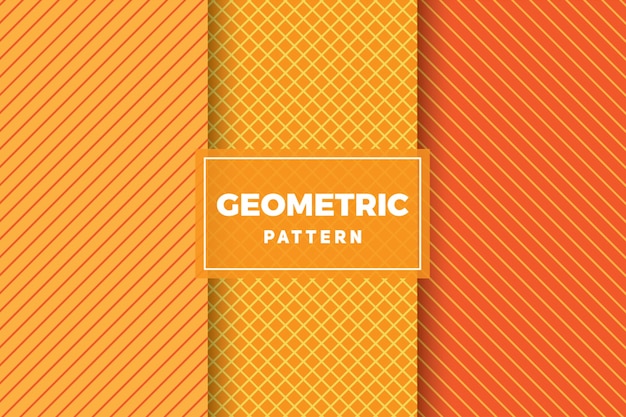 Geometrische patroon ingesteld. Eenvoudige, minimalistische ontwerpen