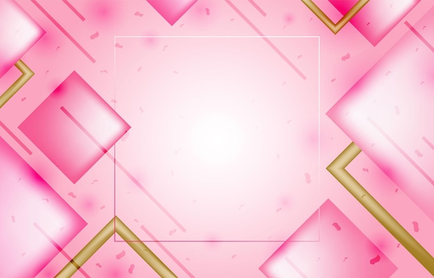 Vector geometrische roze achtergrond sjabloon