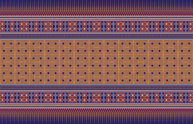 Vector geometrische vector achtergrond met sacrale tribale etnische elementen traditionele driehoeken zigeuner