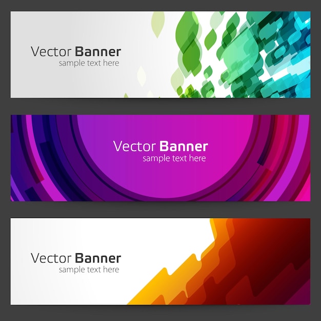 Vector geometrische veelhoeken banner met abstracte vormen vector sjabloon groene zwevende zeshoeken en futuristische roze dynamische cirkel verloop gele techno formatie met creatieve minimalistische afbeelding