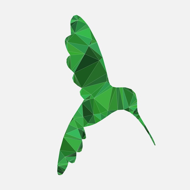Geometrische veelhoekige dierenontwerp vector illustratie low poly art