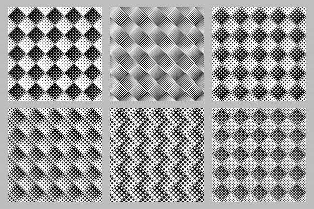 Geometrische vierkante geplaatste patroonachtergrond - abstracte vectorontwerpen