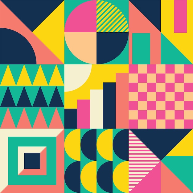 Geometrische vorm Naadloos patroon