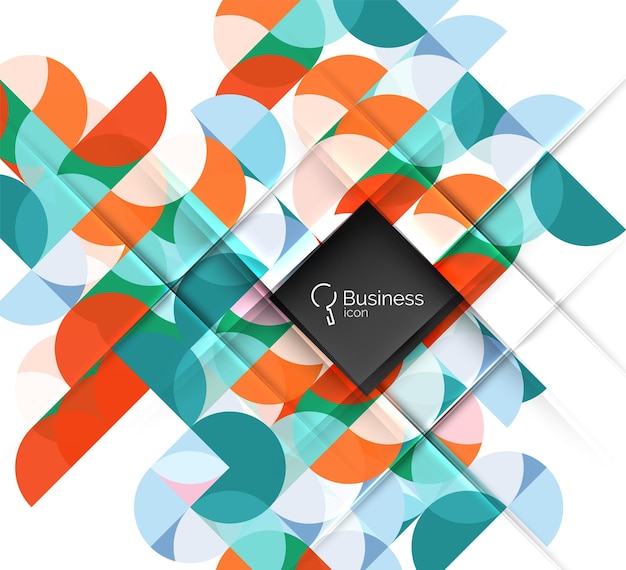 Geometrische vorm op witte vector Vector sjabloon achtergrond voor workflow layout diagram aantal opties of webdesign