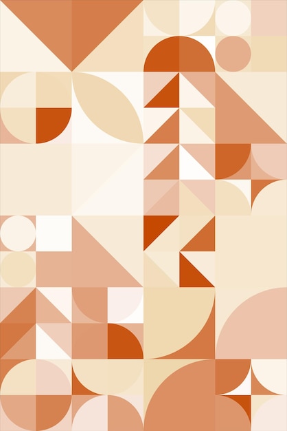 幾何学的なミニマルな構成テンプレート バナー チラシ印刷ポスター壁紙のデザイン