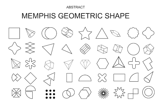 Vector geometry shape for mamphis element