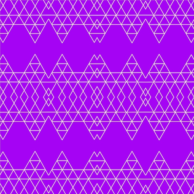 Geomtric triangle shape line on violet color background illustration outline light wallpaper