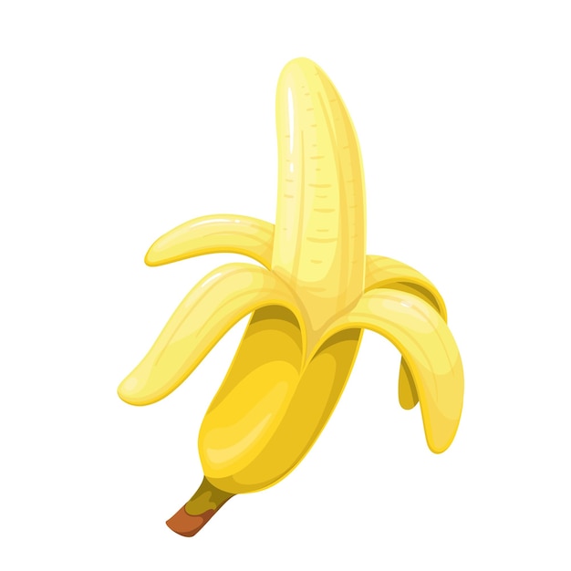 Gepeld bananenfruit