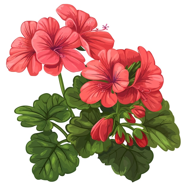 Geranium flowers