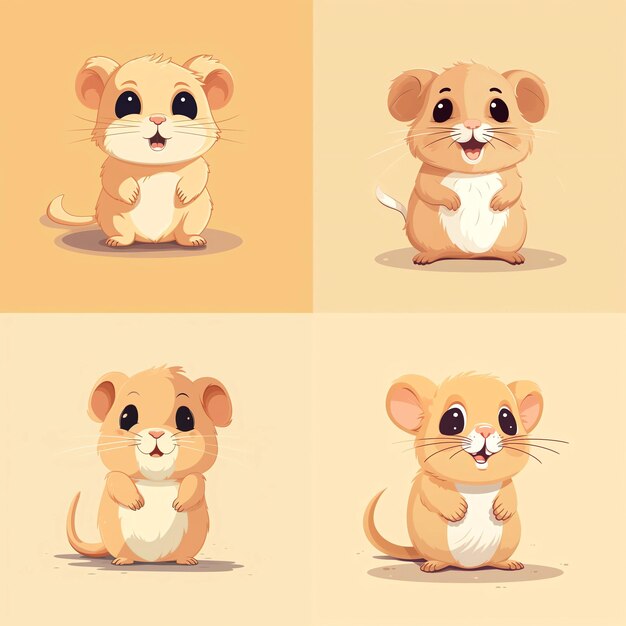 Premium Vector | Gerbil