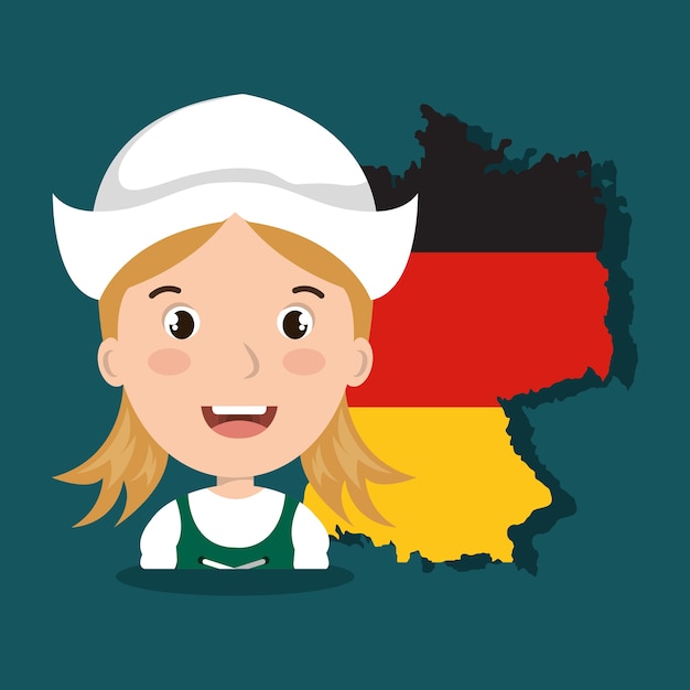 Vector german culture design