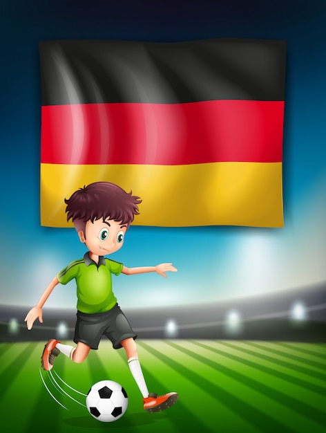 A German soccer player