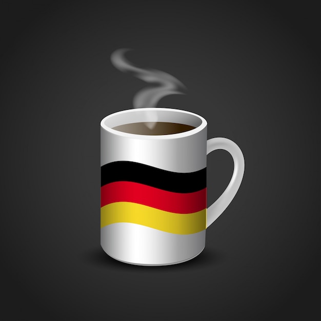 Germany flag cup design 