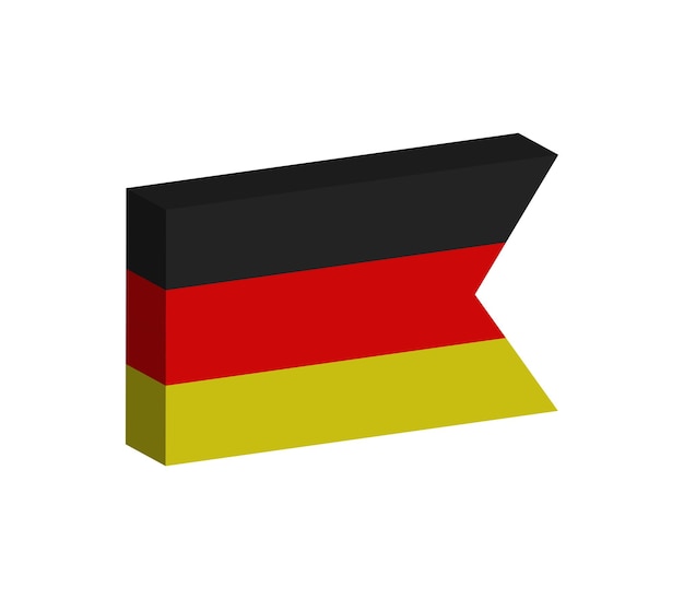 Vettore germany flag