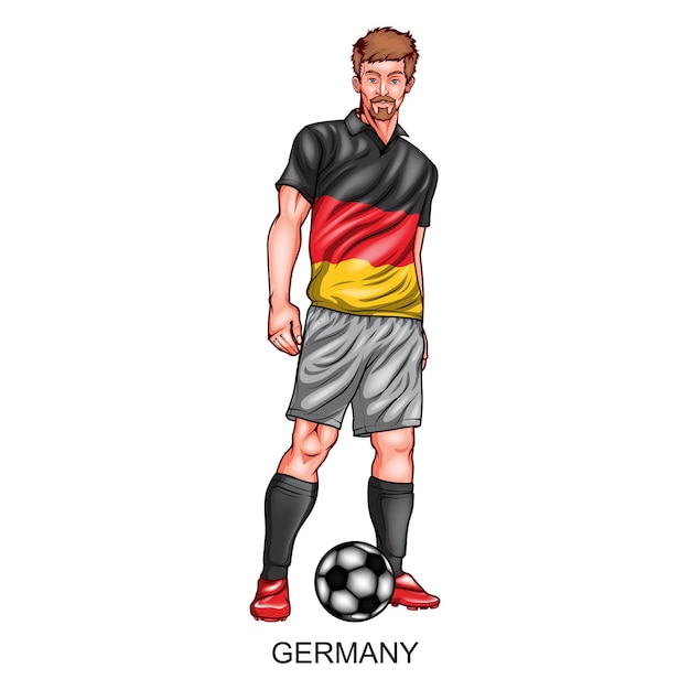 Germany national football player design