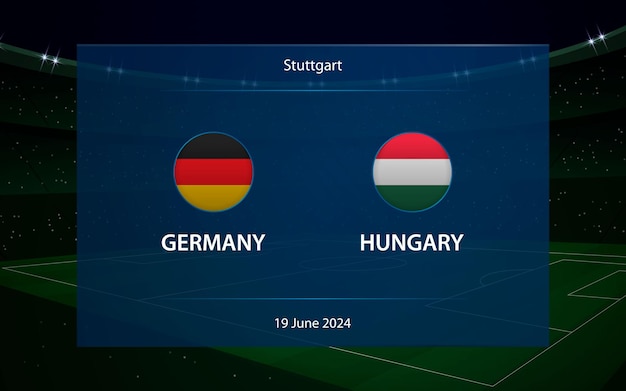 Germany vs Hungary Europe football tournament 2024