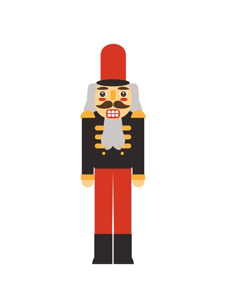 Vector germany wooden nutcracker