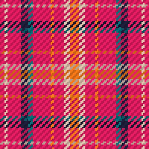 Geruit geruit tartan naadloos patroon geschikt voor modetextiel en grafisch ontwerp.