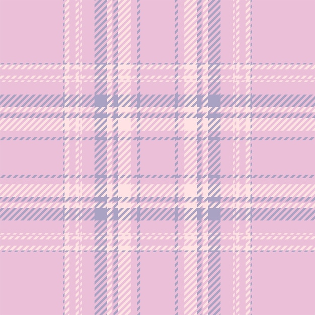 Geruit ruitpatroon in roze Naadloze stoftextuur Tartan textielprint