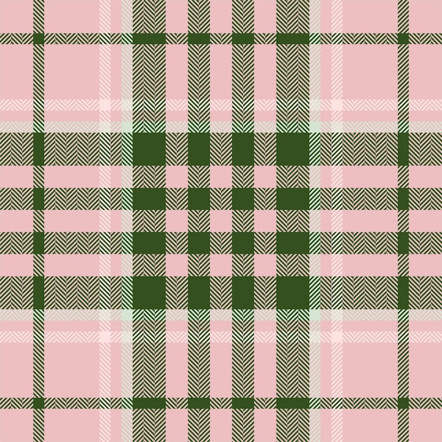 Vector geruit ruitpatroon naadloze stoftextuur tartan textielprint