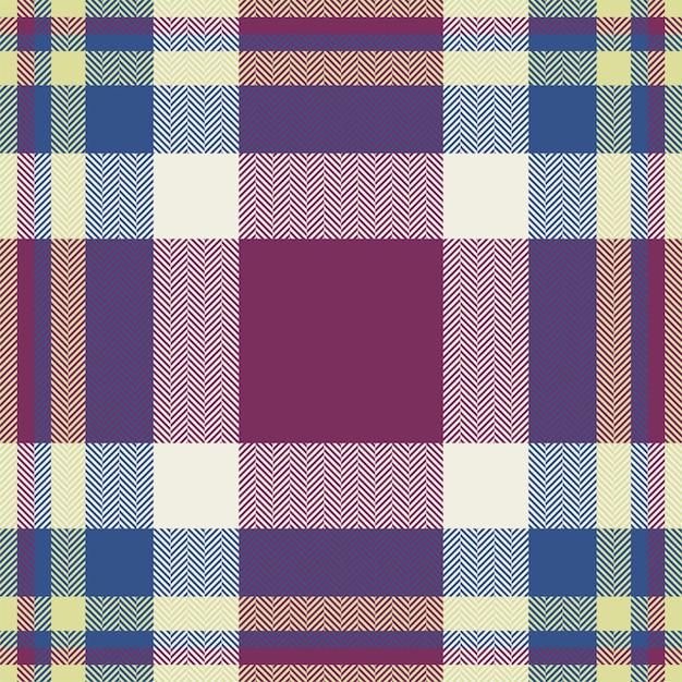 Geruit ruitpatroon Naadloze stoftextuur Tartan textielprint