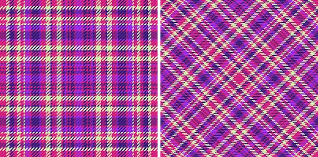 Geruite achtergrond stof Patroon textuur naadloze Tartan check textiel vector