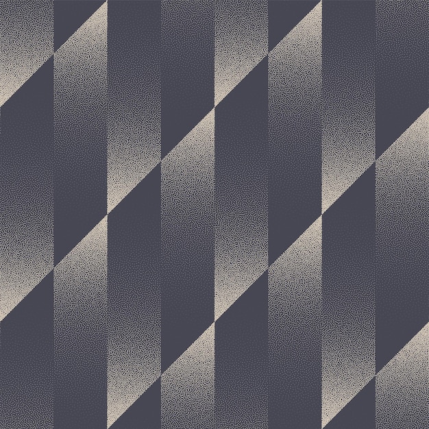 Geruite gekantelde tegel naadloze patroon Trend Vector Dot werk abstracte achtergrond