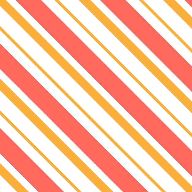 Geruite naadloze patroon Vector stof afdruksjabloon Schotse stijl ornament Geometrische diagonale gestreepte tapijt achtergrond Wit, rood en oranje achtergrond