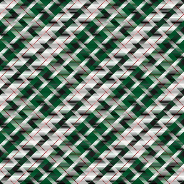 Geruite patroon naadloos. Controleer de structuur van de stof. Streep vierkante achtergrond. Vector textielontwerp tartan